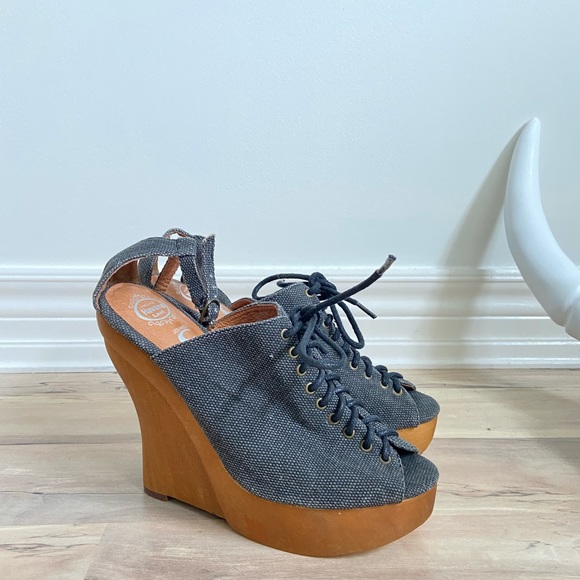 Jeffery campbell regis wedge - Picture 3 of 6